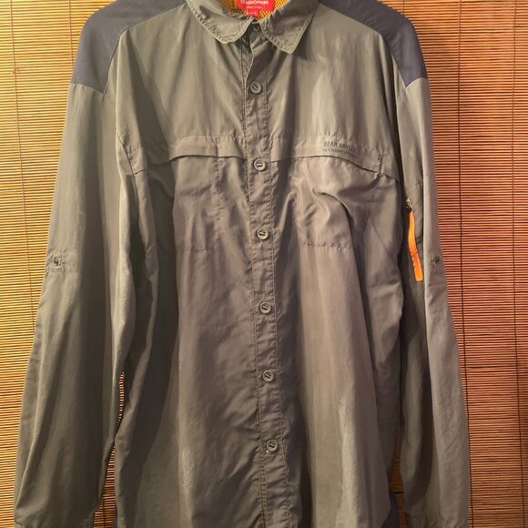 Craghoppers Olive Green Outdoor Button Down Shirt Size XL EUC - Picture 2 of 6